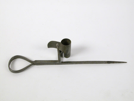 Rush light holder