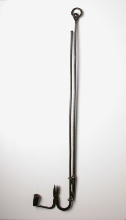 Rush light holder