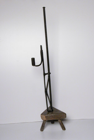Rush light holder
