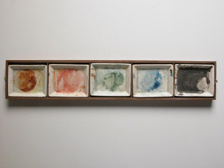 Paint mixing tray
