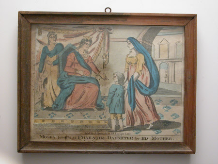 Moses brought to Pharaoh's daughter by his mother