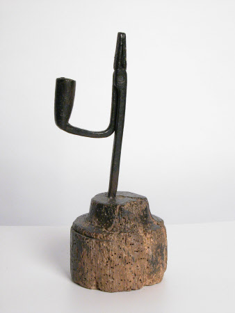 Rush light holder