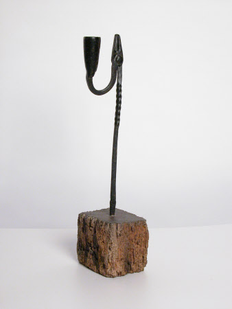 Rush light holder