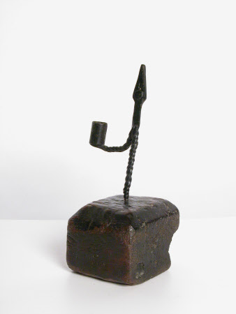 Rush light holder