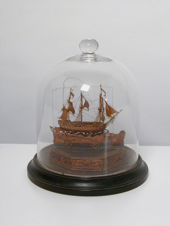 Miniature model ship