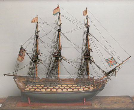 Miniature model ship