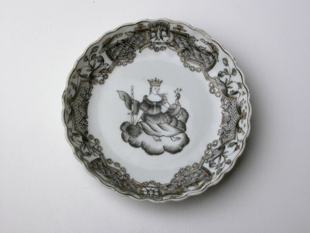 Armorial saucer