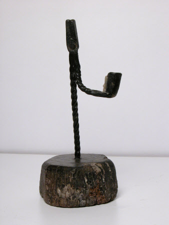 Rush light holder