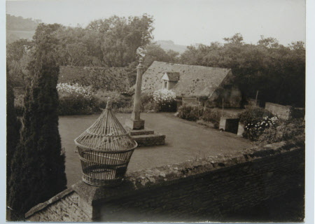Armilliary Court with parrot cage