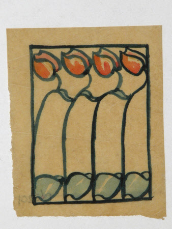 Ink and watercolour drawing