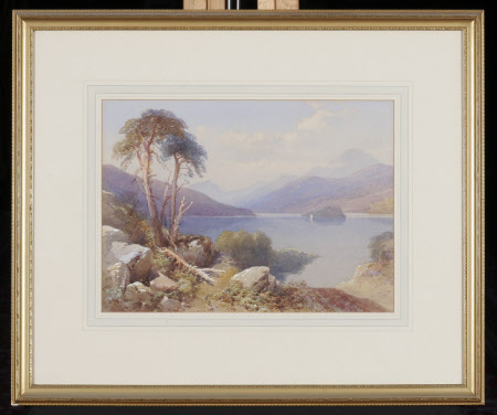 Mountain and Lake Scene