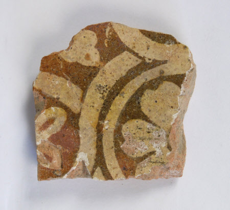 Floor tile fragment