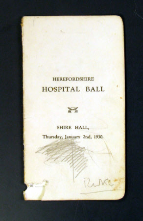 Dance card