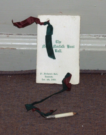 Dance card