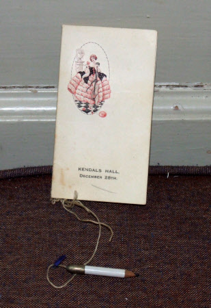 Dance card