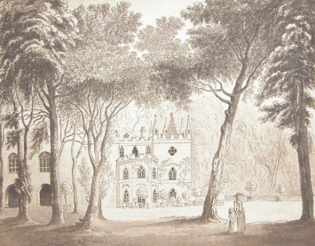 South Front, Strawberry Hill, Richmond-upon-Thames (after Edward Edwards)