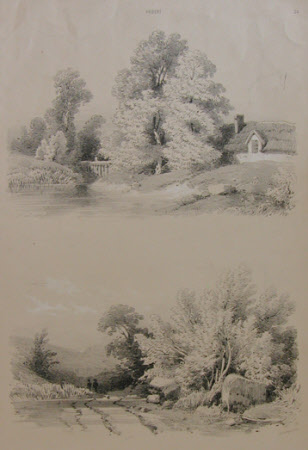 Two country scenes