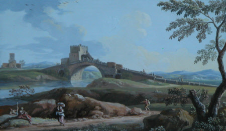 Ponte Salaria, an Antique Bridge near Rome