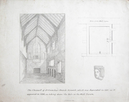 The Chancel of St Crowches' Church, Norwich