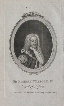 Sir Robert Walpole, 1st Earl of Orford, KG, MP (1676-1745)