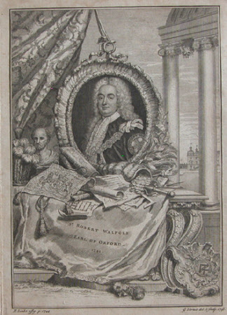 Sir Robert Walpole, 1st Earl of Orford, KG, MP (1676-1745) (after Christian Friedrich Zincke) 