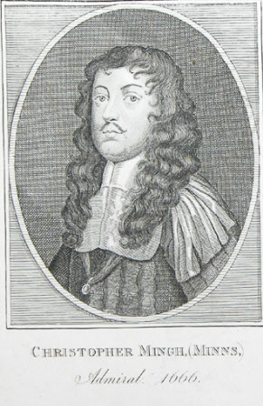 Admiral Sir Christopher Mingh (1625-1666)