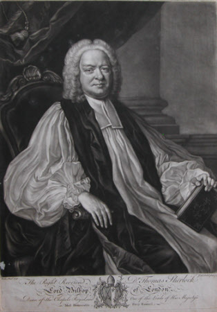 Thomas Sherlock (1678-1761) Bishop of London (after Jean-Baptiste van Loo)  
