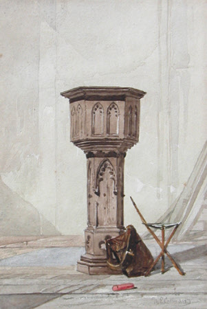Wood Font, St Michael's at Plea, Norwich