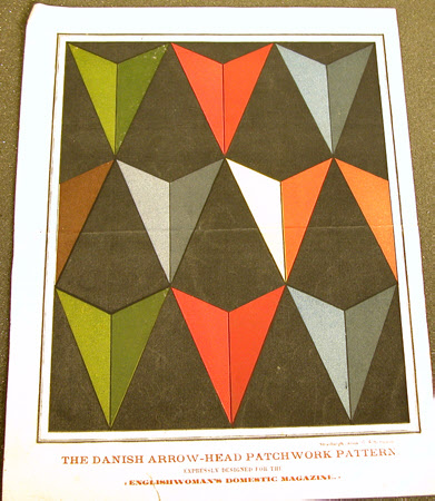 Patchwork pattern - Danish Arrowhead