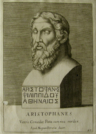 Bust of Aristophanes (c.488-c.388 BC) 