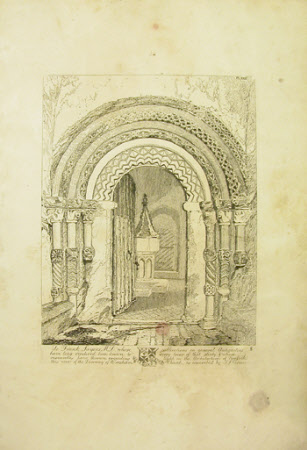 Norman Doorway and Font, St Mary's Church, Wroxham, Norfolk