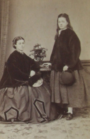 Two young ladies, members of the Ketton family