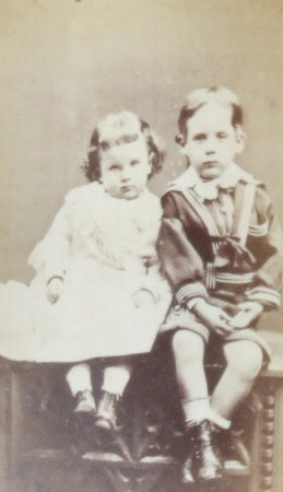 Possibly Robert William Ketton (1854-1935) and his sister Marion Ketton (d.1898)