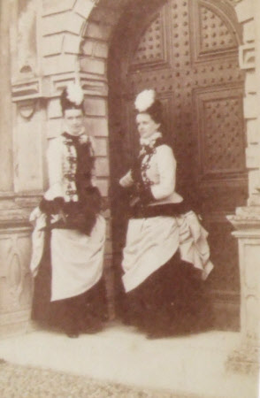 Marion Ketton (d.1898) with her sister Gertrude Ketton (d.1895) 