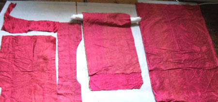Damask fragment