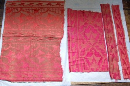 Damask fragment