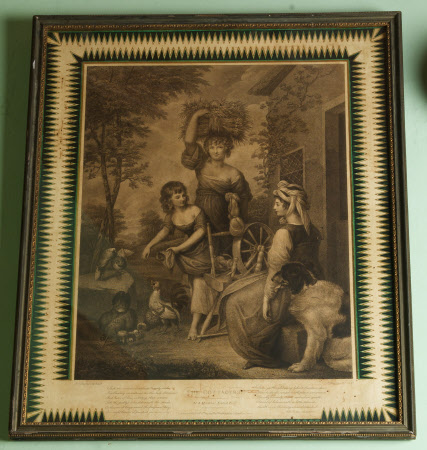 The Gleaners or The Cottagers (Mrs Thomas Macklin, her daughter Miss Macklin and Miss Potts later ...