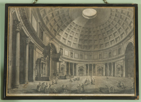 View of the Interior of the Pantheon, Rome 1312076 | National Trust ...