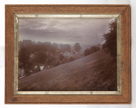 View from a hillside above Turkdean, Cotswolds