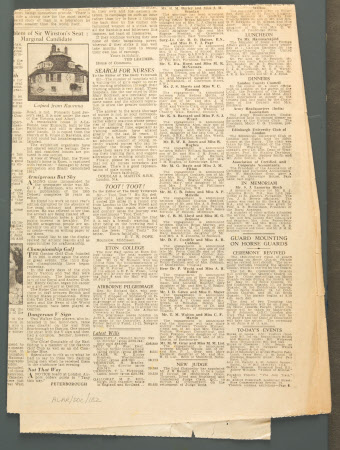 Newspaper page
