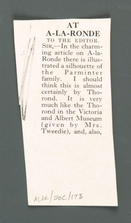 Magazine cutting