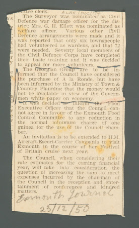Newspaper article