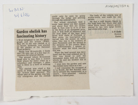 Newspaper article