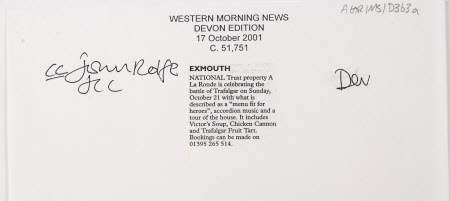 Newspaper article