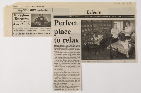 Newspaper article
