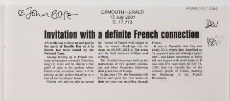 Newspaper article