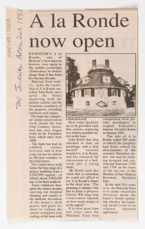 Newspaper article