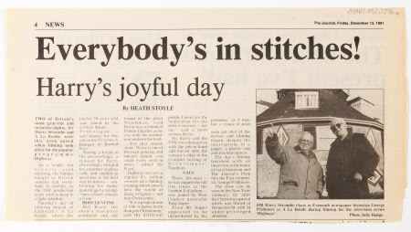 Newspaper article