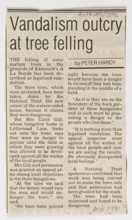 Newspaper article
