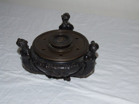 An inkstand in Italian Renaissance style